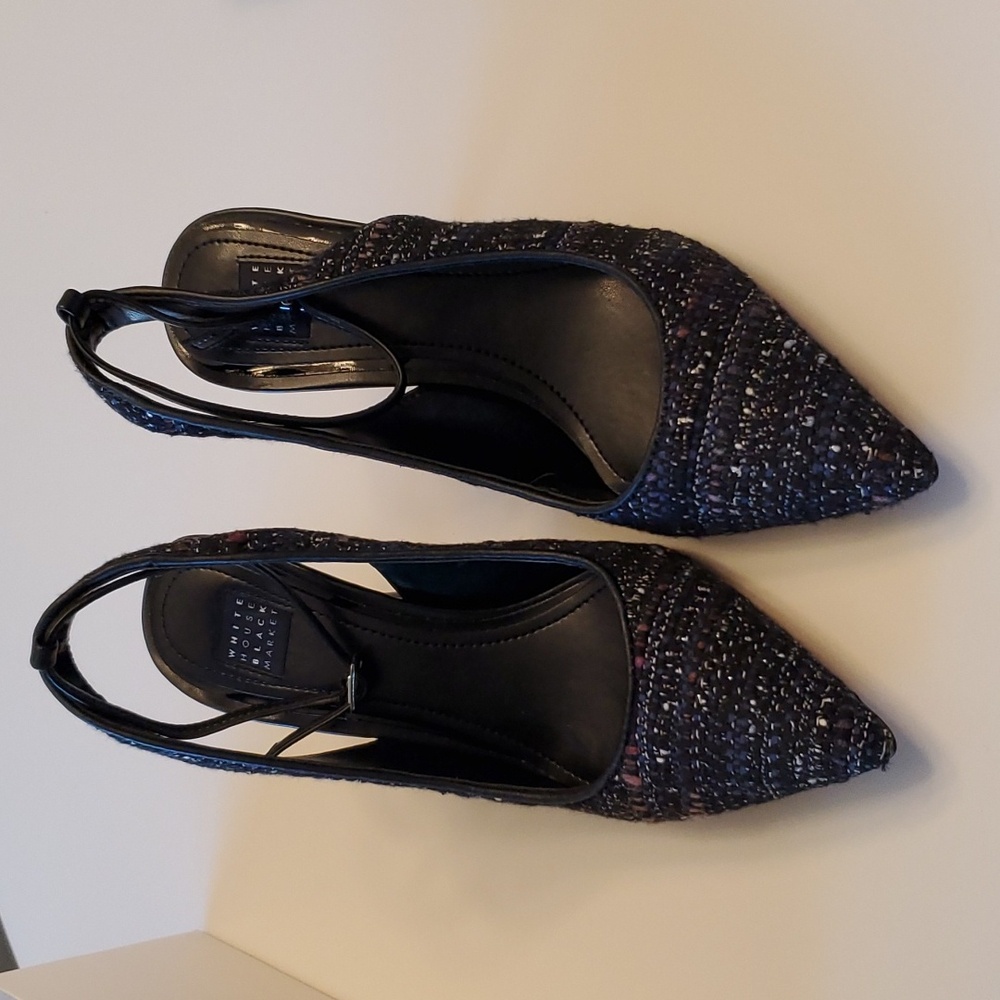White House Black Market Tweed Heels